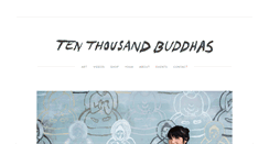 Desktop Screenshot of 10000buddhas.com